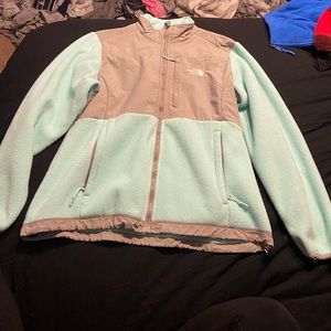 Mint greent northface jacket